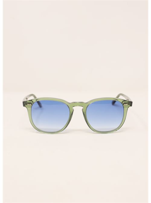transparent green frame glasses Capri People | TIBERIOVERDE